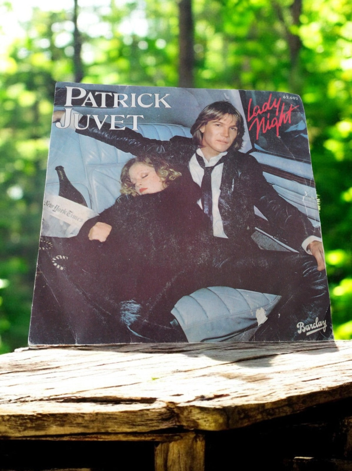 Vinyle 45 tours Patrick Juvet Lady Night Barclay pochette originale