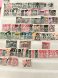 Timbres USA Canada oblitérés lot ancien philatélie thématique poste