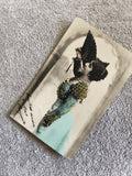 CPA femme espagnole éventail costume perles dorées carte postale début XXe