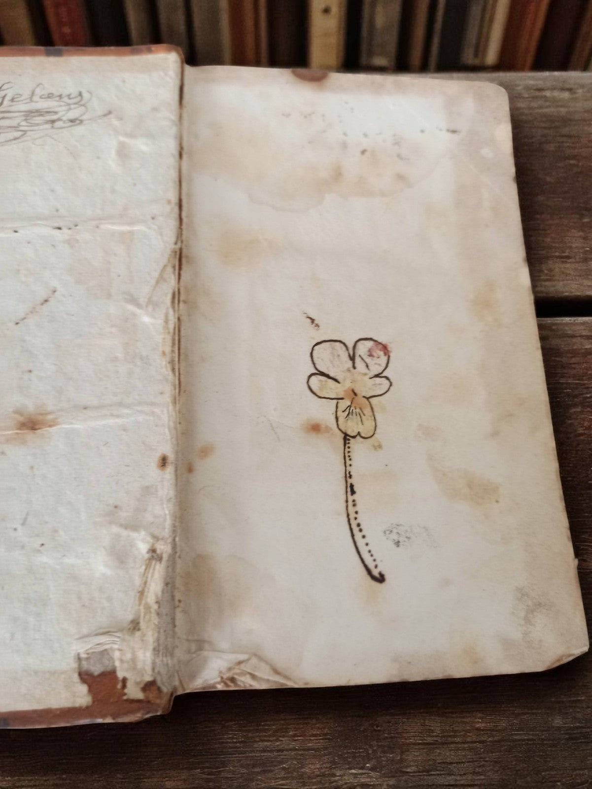 Livre ancien 1825 reliure brun patiné, "La Morale en Action" rare vintage