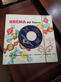 Vinyle 45 tours Kréma vintage pochette bonbons publicité années 60