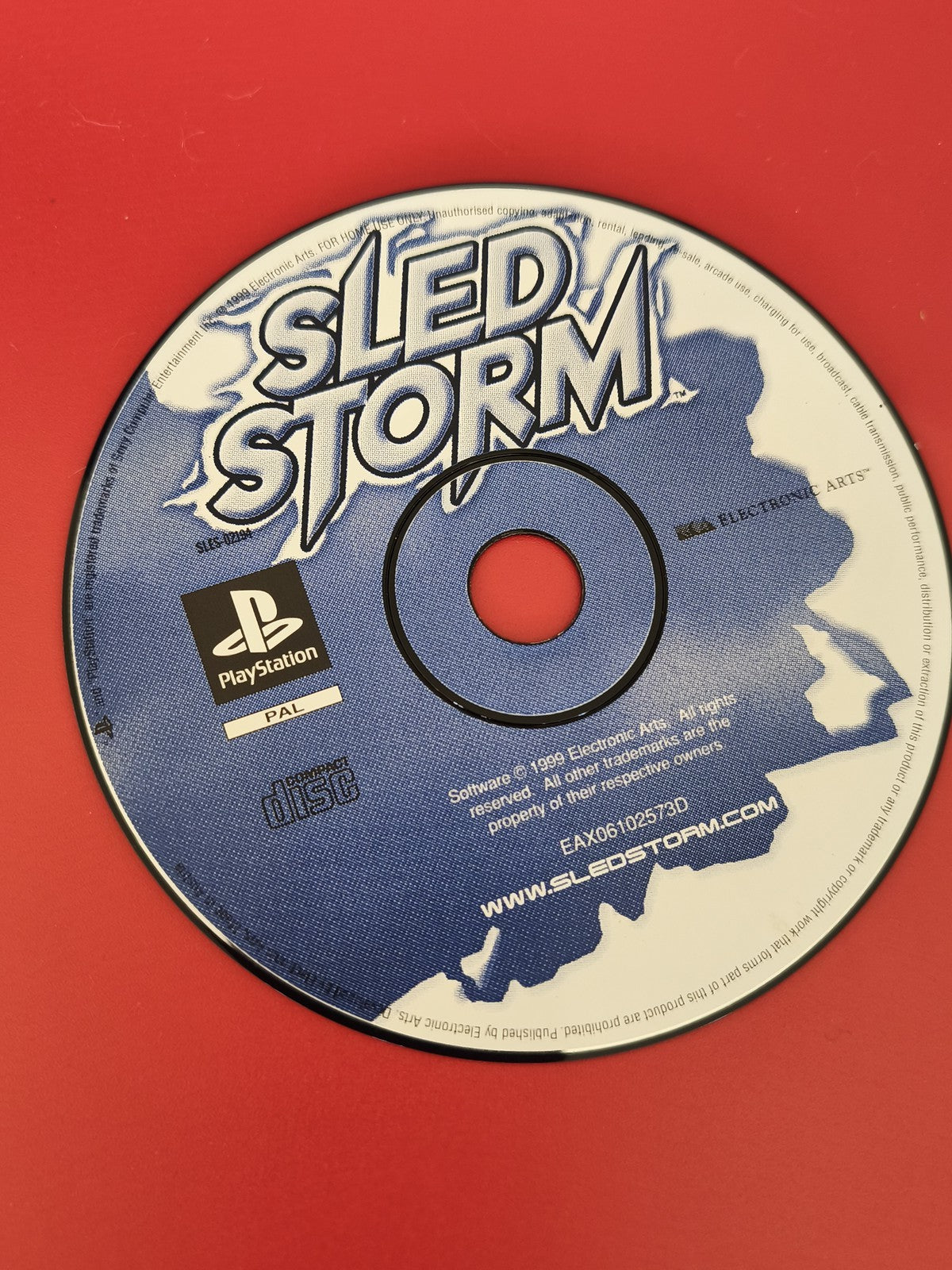 CD jeu PlayStation Sled Storm PS1 ? Disque original seul pour console Sony