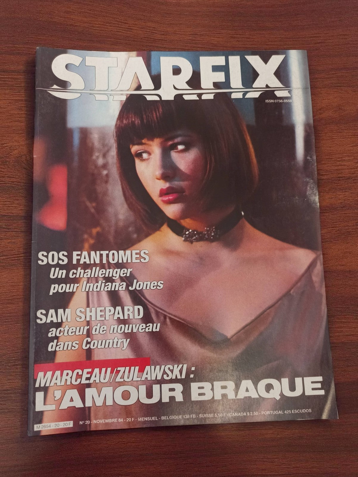 Magazine cinéma STARFIX n°20 novembre 1984 vintage rétro très bon état