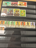 Lot timbres République du Zaïre thématiques sports, personnalités, événements