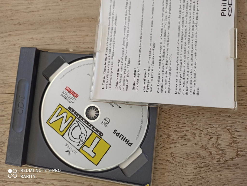 CD-I Philips Tom Le Maximagier jeu éducatif enfant multilingue complet