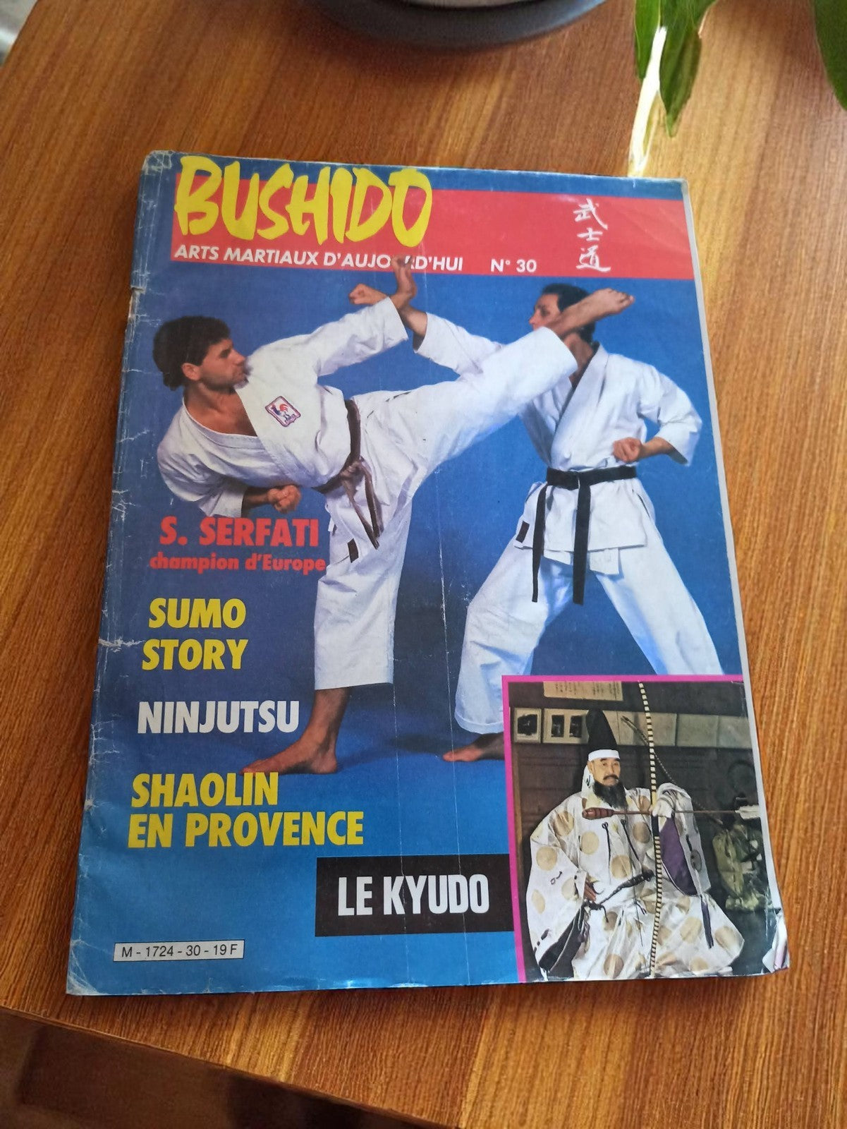 Magazine Bushido n°30 Arts Martiaux Vintage ancien S. Serfati Kyudo Shaolin