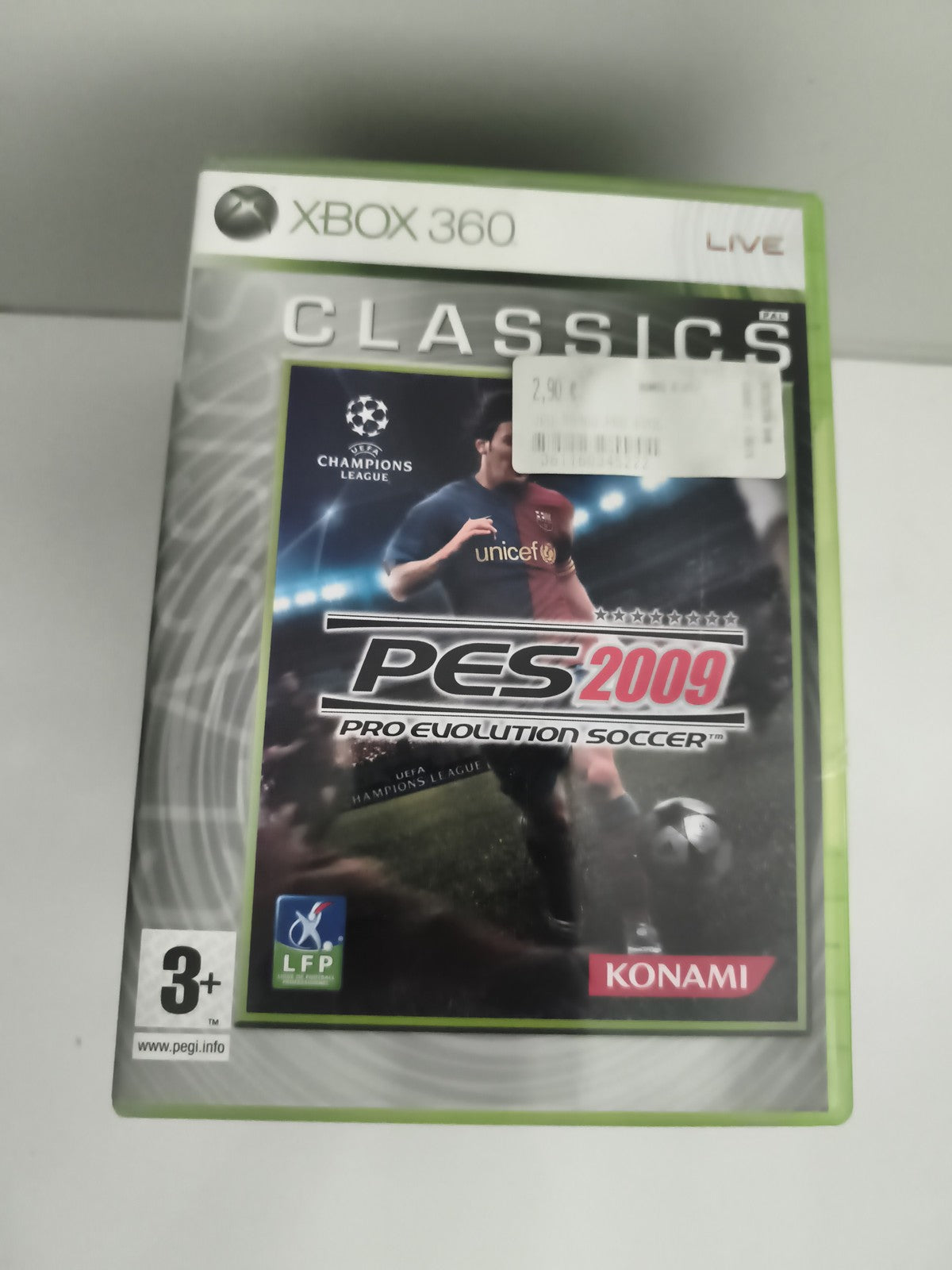 Jeu Xbox 360 PES 2009 Pro Evolution Soccer Konami Classics football UEFA