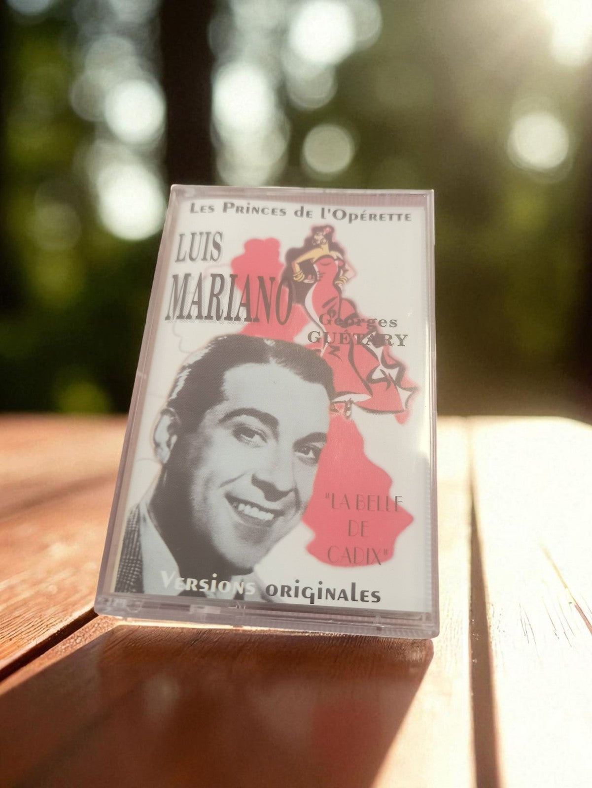 Cassette audio vintage Luis Mariano La Belle de Cadix opérette rétro K7