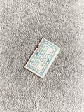Ticket ancien tram Marseille Régie Autonome vintage transport urbain