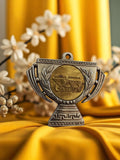 Médaille trophée ancienne Conseil Général Gard vintage coupe récompense