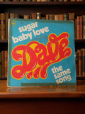 Vinyle 45 tours Dave Sugar Baby Love ancien rétro, pochette bleue vintage