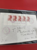 Ancienne enveloppe oblitérée Marianne 1984 timbres 0,10 philatélie collection