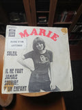 Disque vinyle 45 tours Marie EMI Pathé Soleil rétro ancien pochette photo