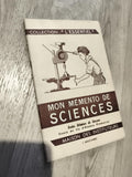 Livret ancien Mon Mémento de Sciences Maison des Instituteurs vintage école