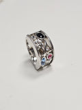 Bague rétro ancienne fantaisie taille 52 bijou vintage pour collectionneur