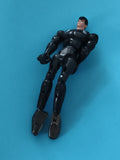 Figurine articulée noire Saint Seiya chevalier vintage Japan
