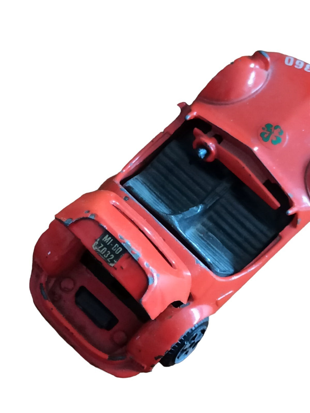 Voiture miniature Politoys Honda N360 vintage rouge années 60 rare old toy car