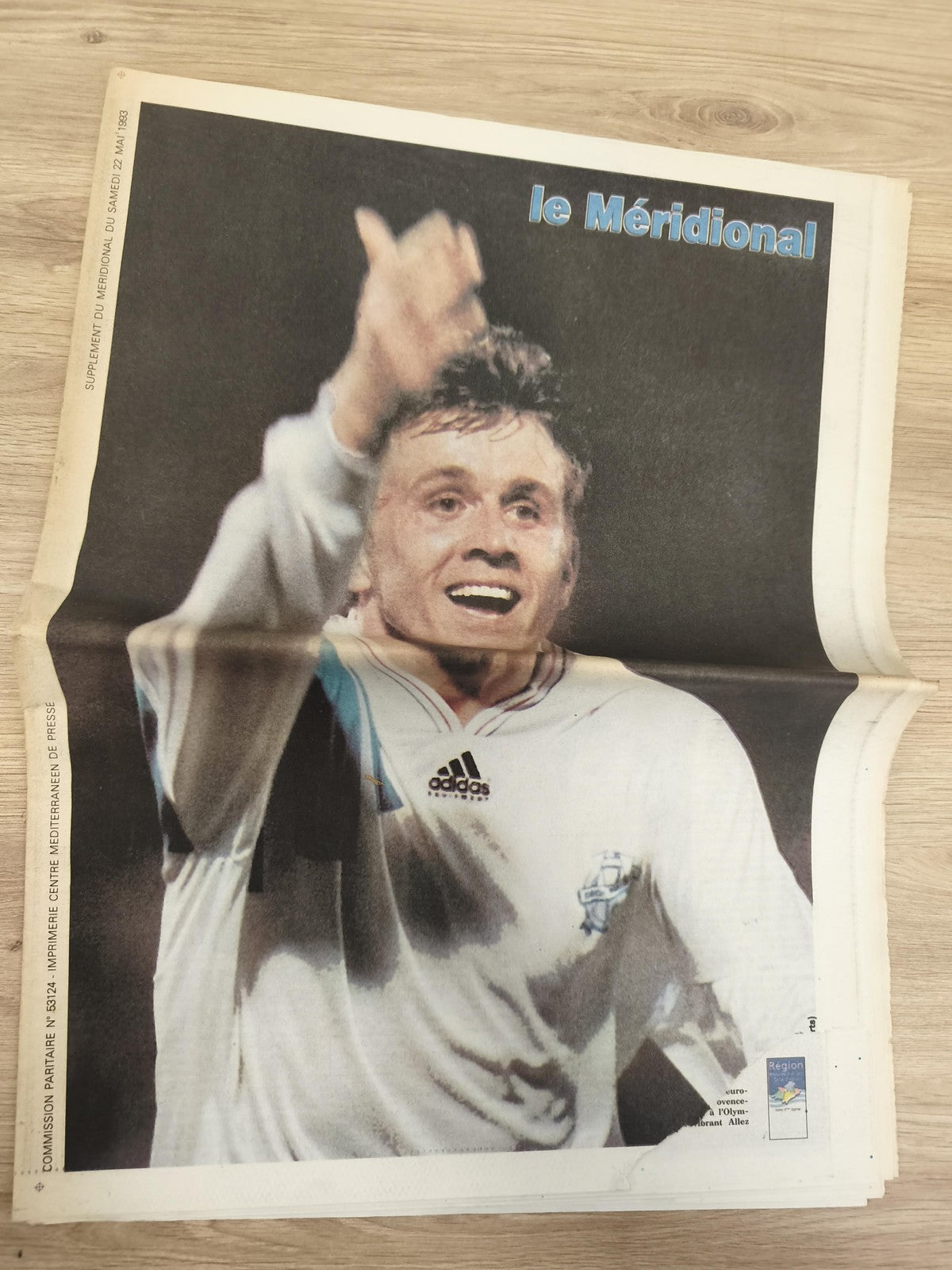 Ancien journal OM Le Méridional 12 mai 1993 football Olympique de Marseille