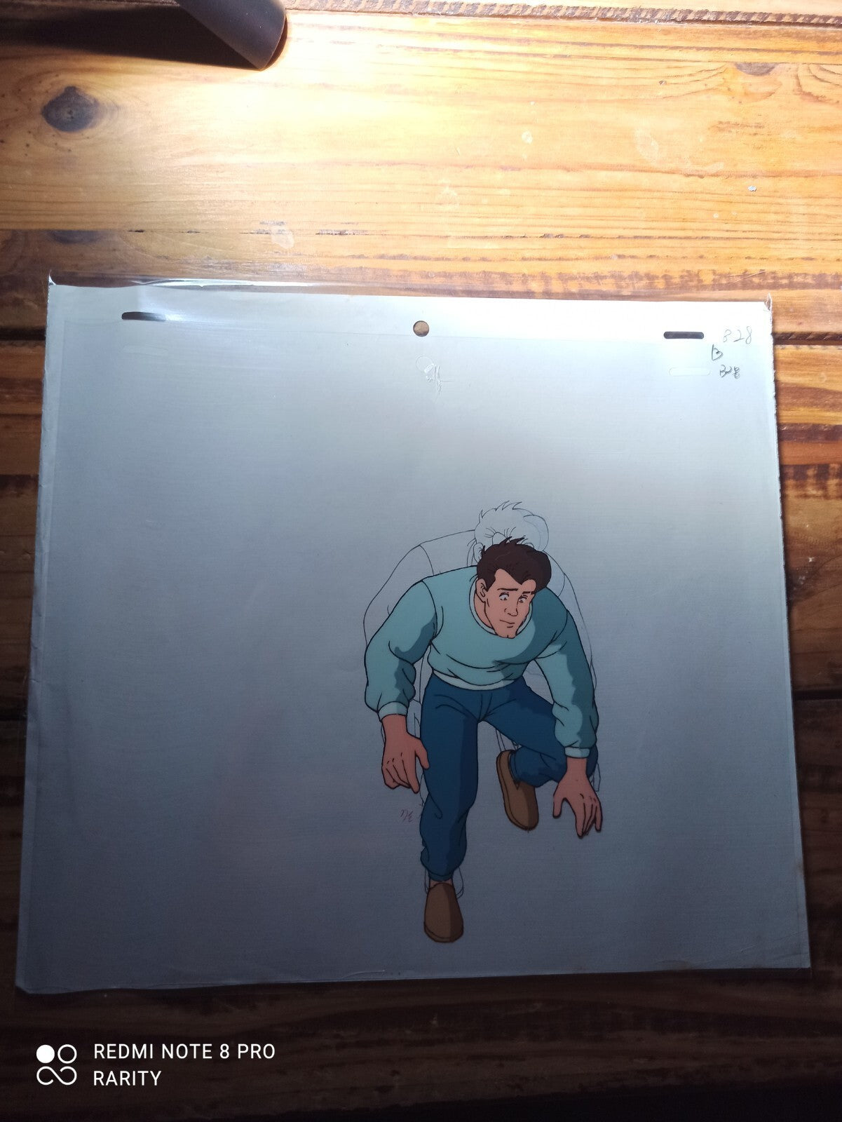 Celluloïd original Ghostbusters dessin animé vintage animation art SOS Fantômes