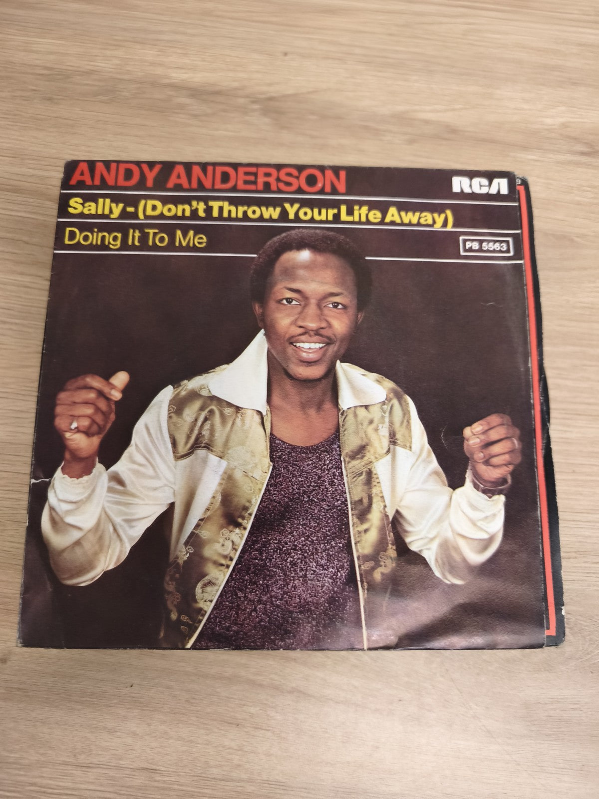 Vinyle 45 tours Andy Anderson Sally / Doing It To Me RCA pochette couleur (Ref 2