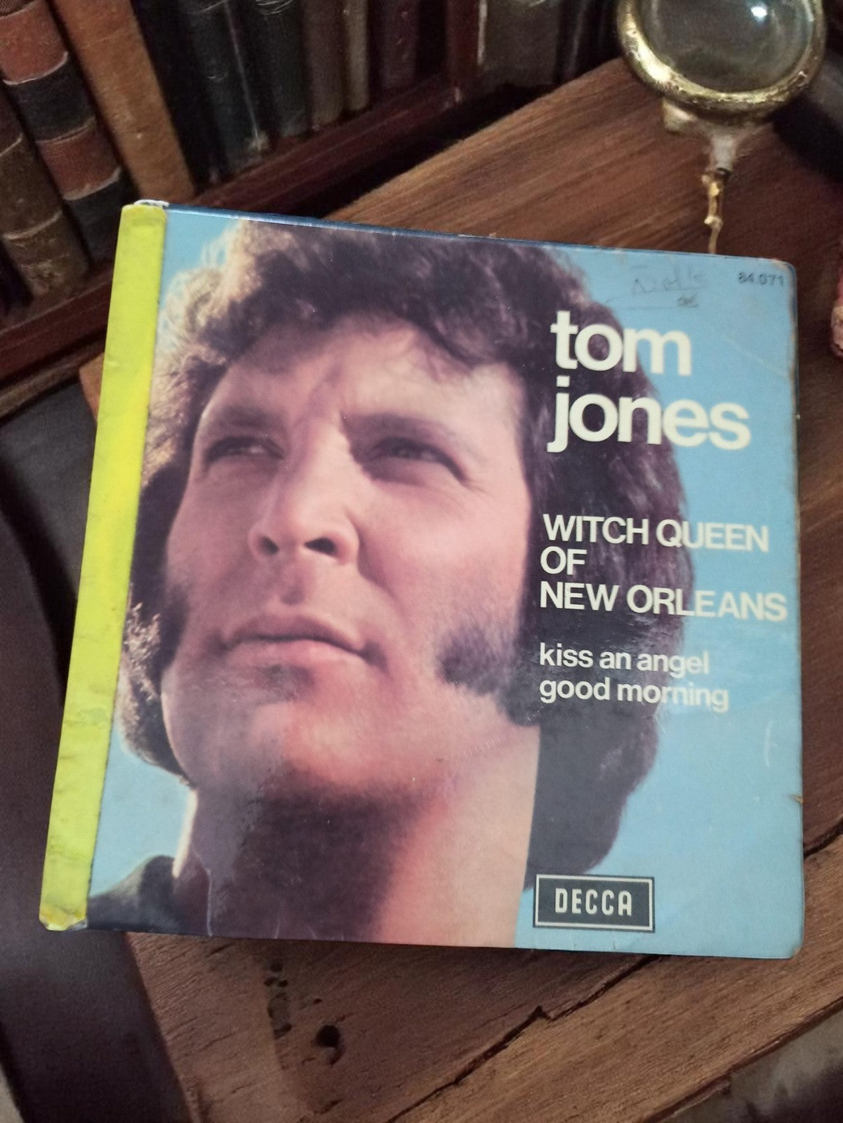 Vinyle 45 tours Tom Jones DECCA Witch Queen of New Orleans vintage rétro