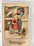 Carte postale ancienne Heureuse Année illustrée Saulé Elner – Nouvel An rétro