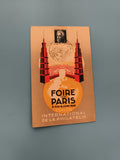 Carte philatélique Foire de Paris 1949 affranchie, Salon international, timbre P