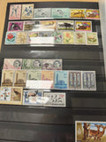 Lot timbres Afrique centrale animaux, fleurs, sports, Ruanda-Urundi, Rwanda