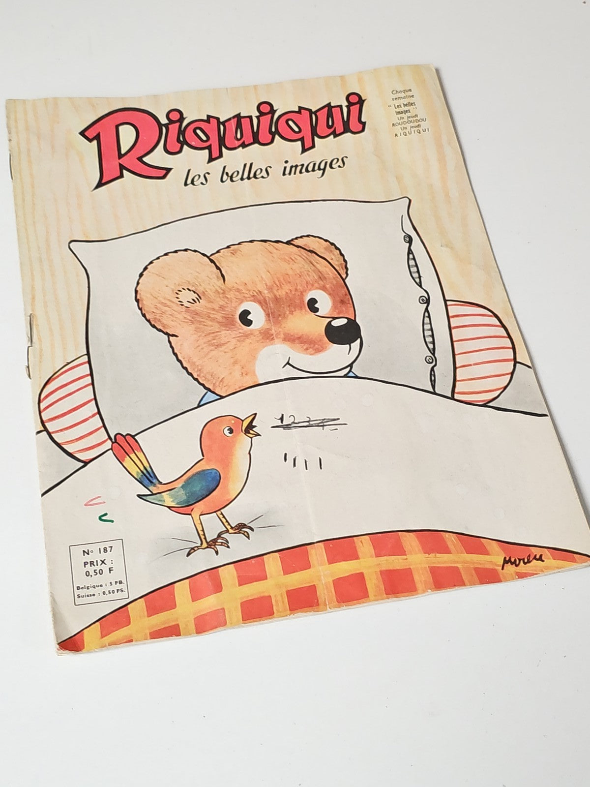 Livre ancien Riquiqui Les Belles Images vintage illustré collection rétro rare