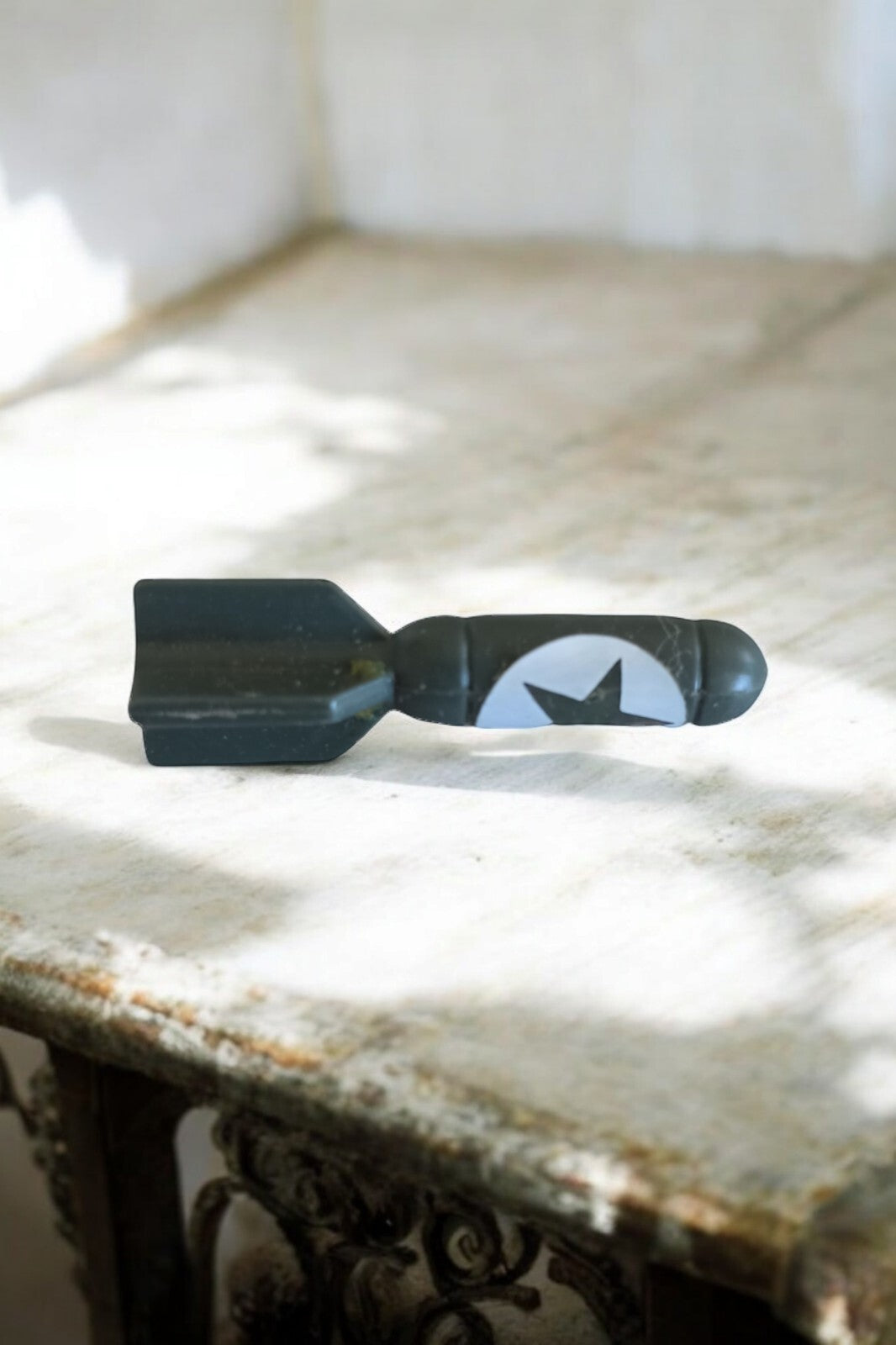 Missile GI Joe vintage accessoire noir étoile pour véhicule figurine
