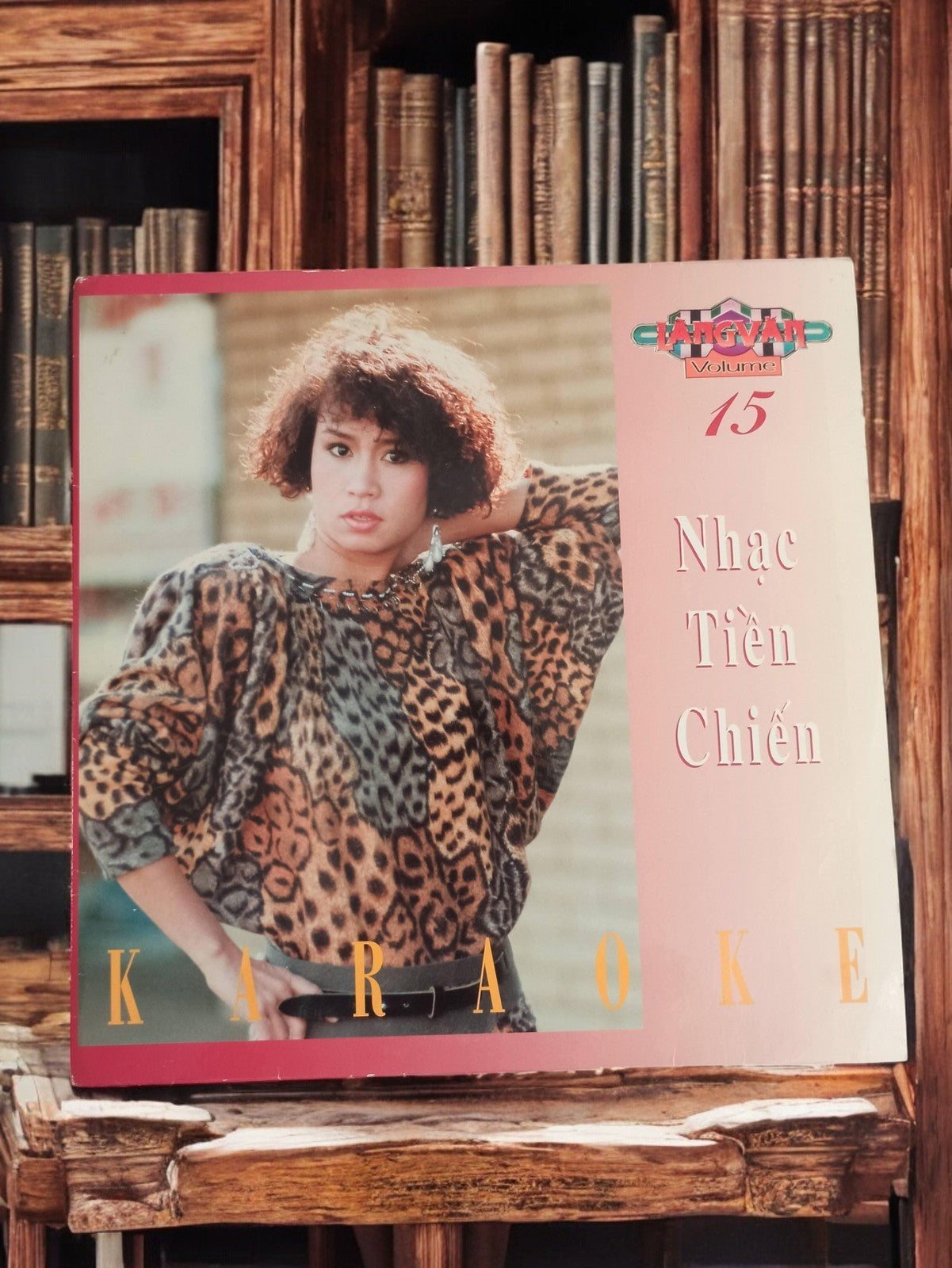 Vinyle 33 tours Nhac Tien Chien vol.15 rétro vietnamien KARAOKE Lang Van
