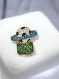 Pin's vintage OM Coupe d'Europe 1993 Marseille Milan football rétro ancien