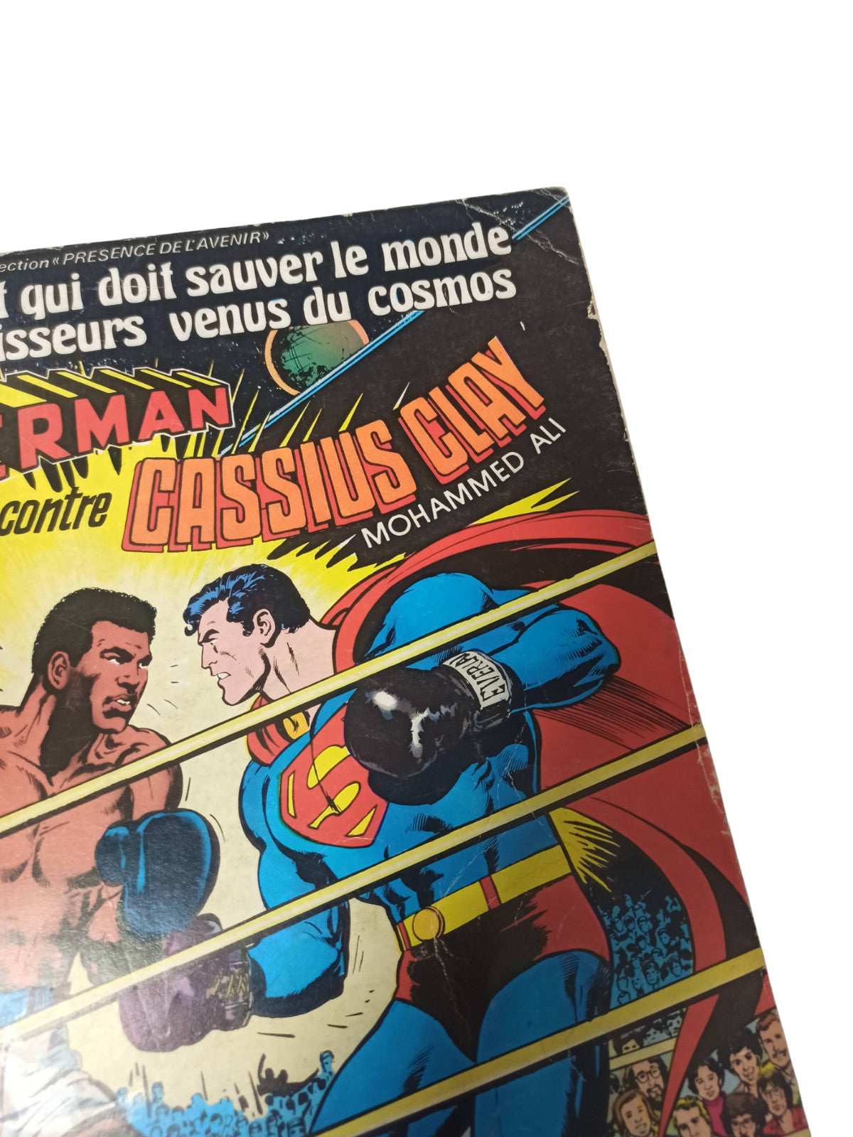 Rare comic Superman contre Cassius Clay