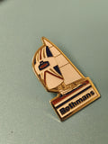 Vintage pin's Rothmans voilier émaillé collection nautisme ancien