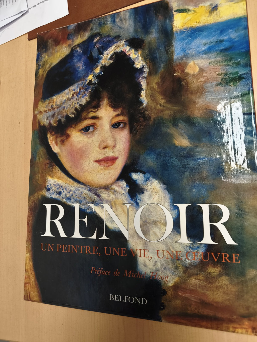 Livre ancien RENOIR Peintre ?uvre Éd. Belfond 1989 Art vintage collection