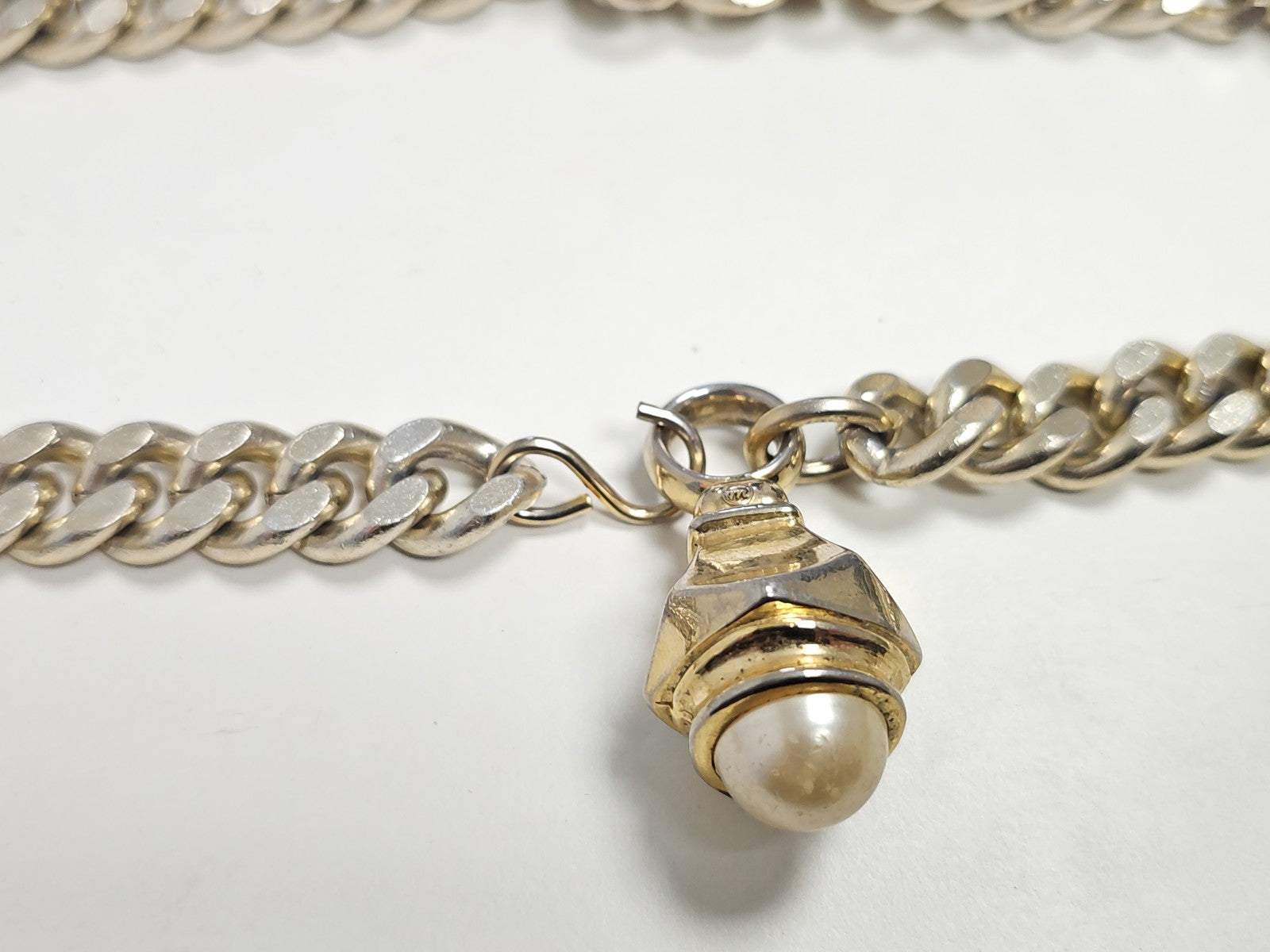 Collier rétro ancien très gros en métal, bijou vintage original pour collectionn