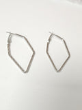 Paire de boucles d?oreilles rétro ancienne fantaisie ? vintage bijou original
