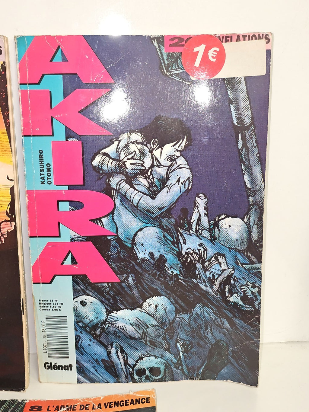 Lot mangas Akira anciens collection rétro, albums vintage pour amateurs et passi
