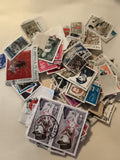 Lot timbres anciens France oblitérés philatélie couleurs variées vintage