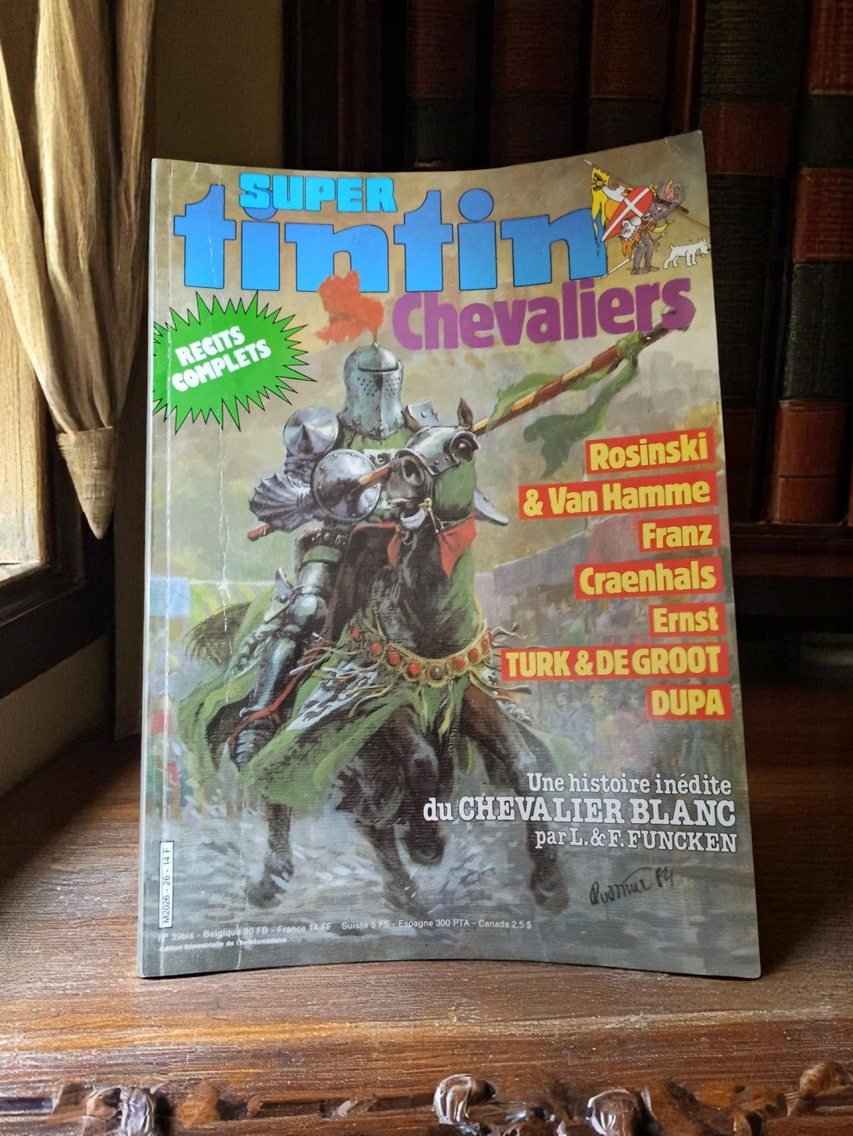 Magazine Super Tintin Chevaliers Vintage Années 70 Récits Complets BD rétro