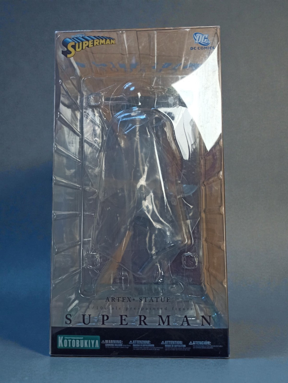 Boîte vide originale Kotobukiya Superman pour figurine, emballage authentique