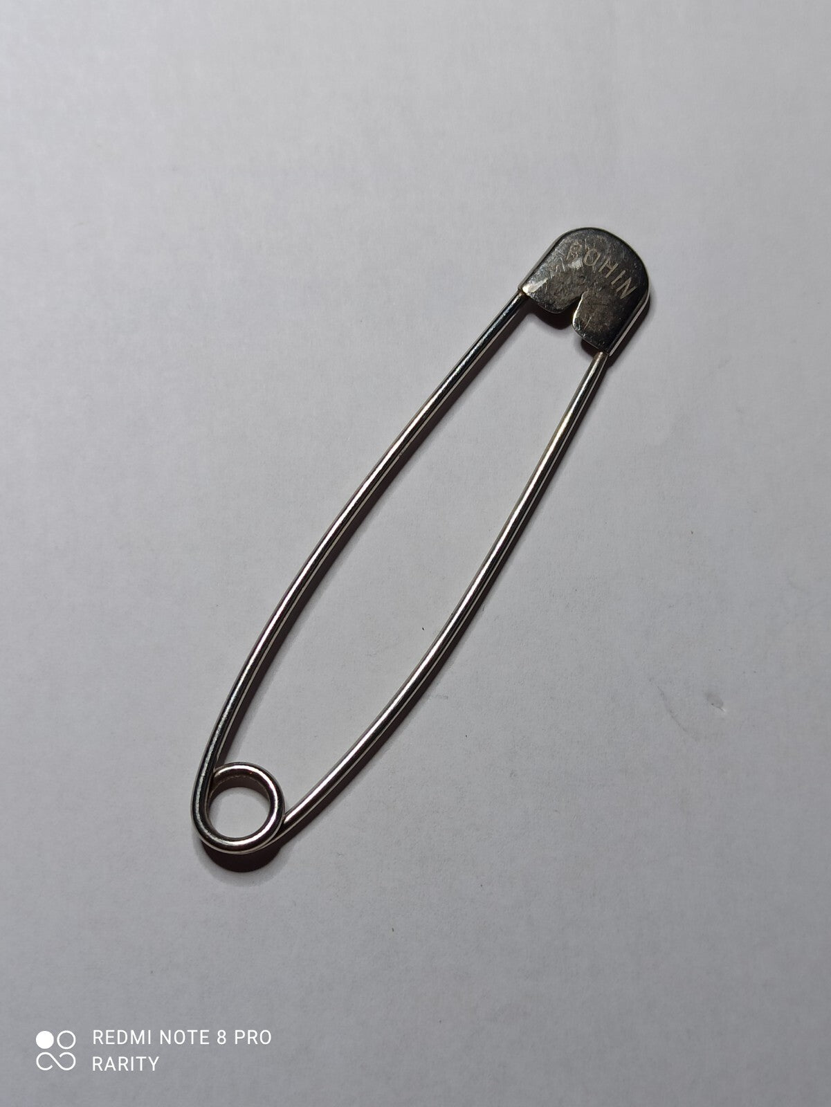 Épingle à nourrice Bohin vintage, accessoire couture ancien, broche sécurité