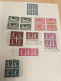 Lot timbres France années 1920 1930 Semeuse Olympiade Paris oblitérés
