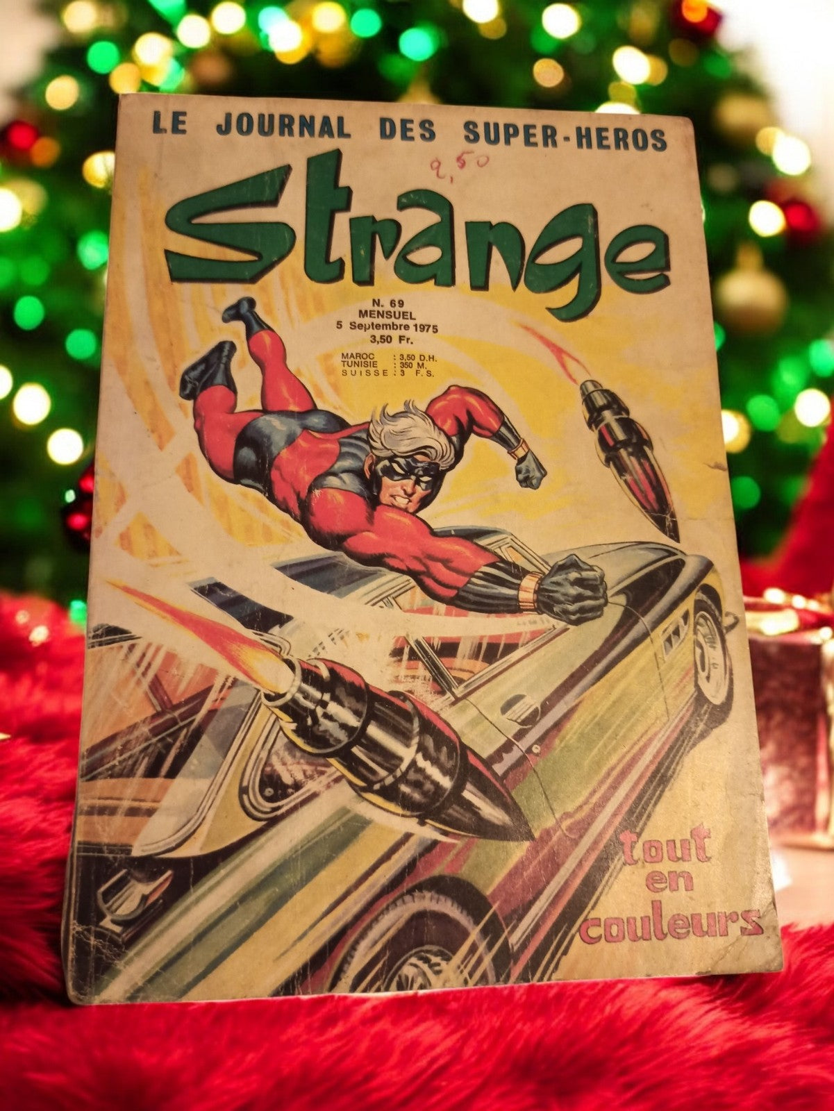 Comic Strange n°69 1975 vintage super-héros tout en couleurs France