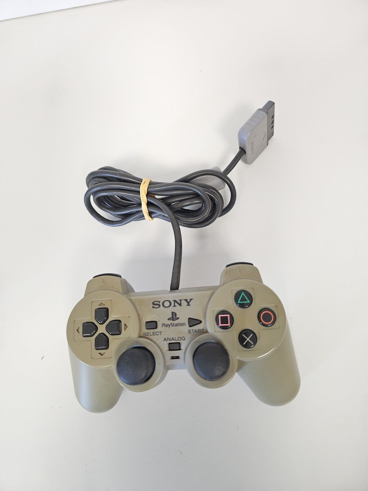 Manette officielle Sony PlayStation PS1 d'origine non testée console filaire