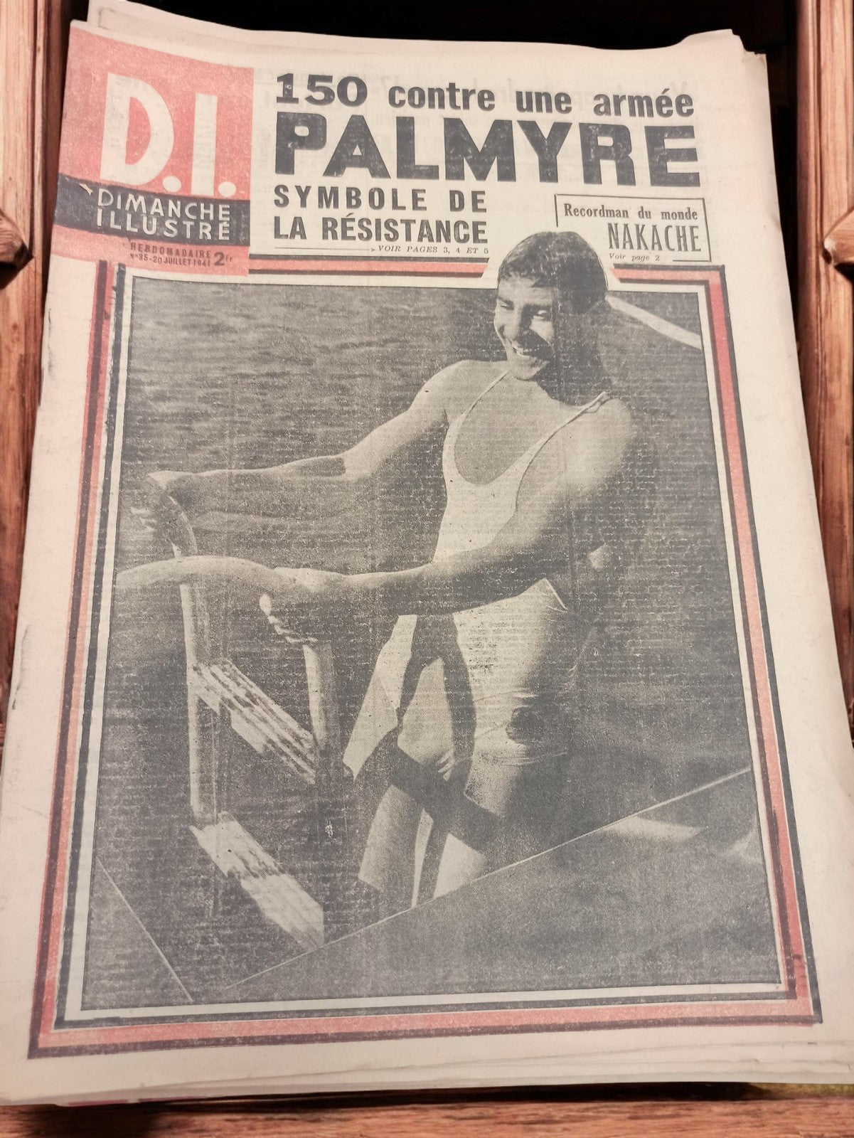 Magazine Dimanche Illustré 1944 Palmyre Nakache vintage presse ancienne rétro
