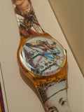 Montre Swatch rétro GP105 Mascarade 1993 ancienne édition collector vintage