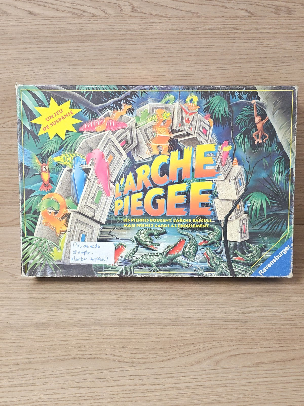 Jeu de société L'Arche Piégée Ravensburger occasion, completude non garantie