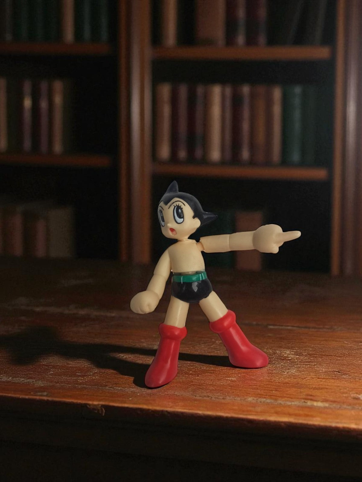 Figurine Astroboy Gashapon Osamu Tezuka articulée bottes rouges