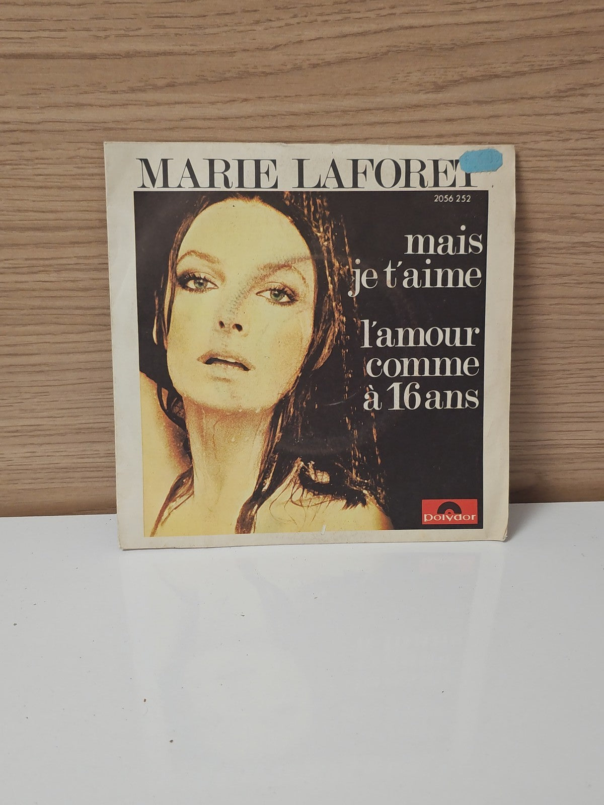Vintage disque vinyle 45T Marie Laforêt ancien rétro collection chanson français